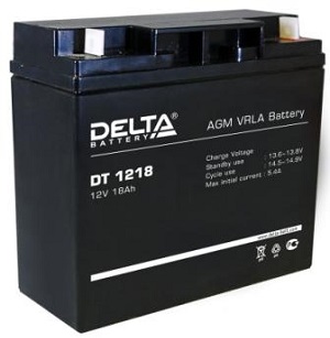 Delta DT 1218 аккумулятор